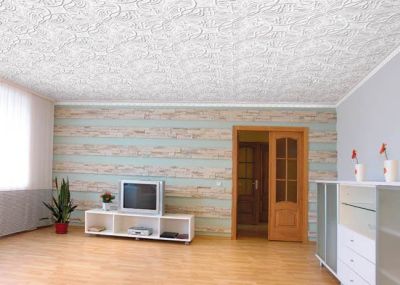 Как правильно клеить потолочную плитку: особенности создания необычного потолка